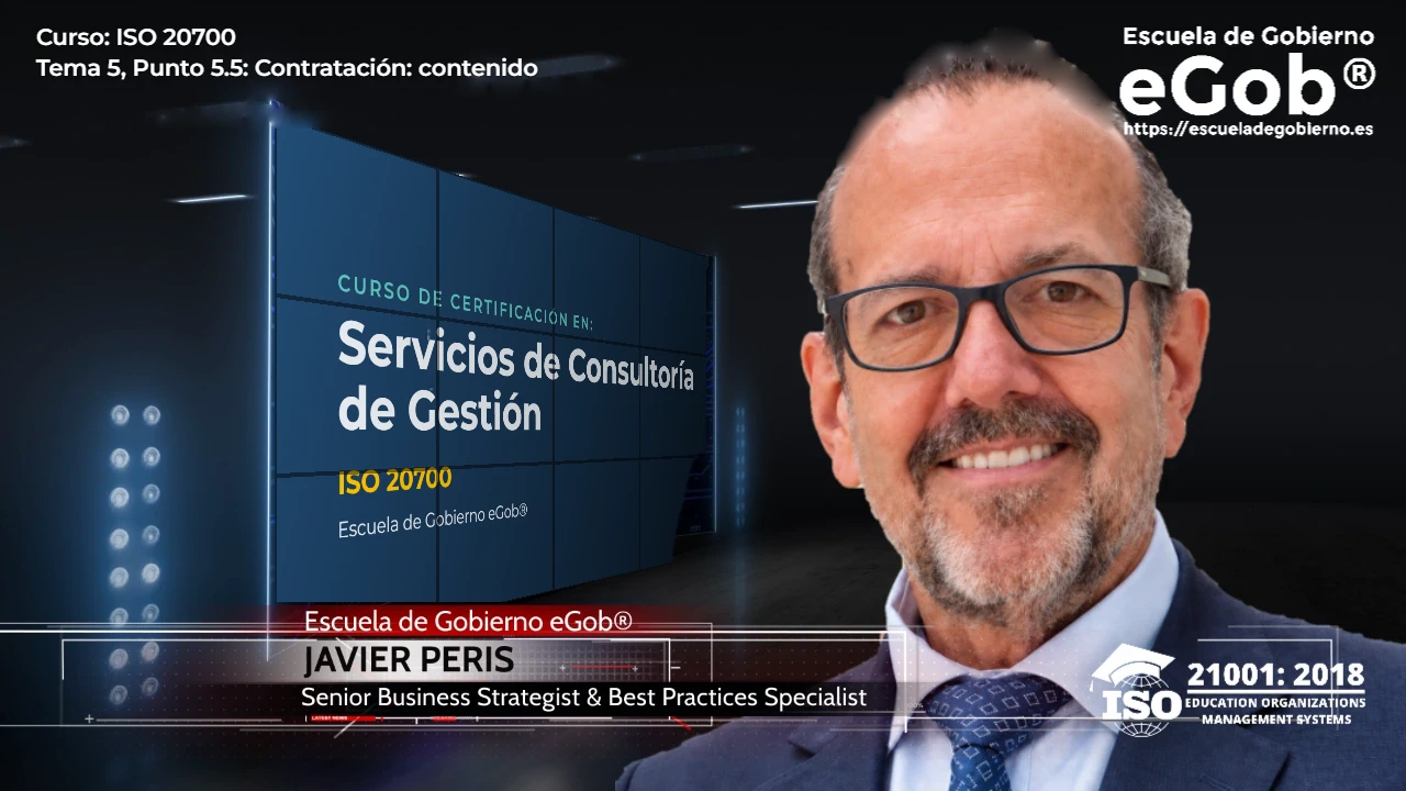 Javier Peris, Profesor y Director Académico, en un vídeo del curso