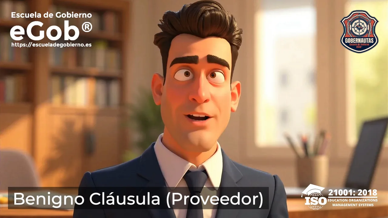 Benigno Cláusula, Proveedor, en la aventura de Empresa Privada