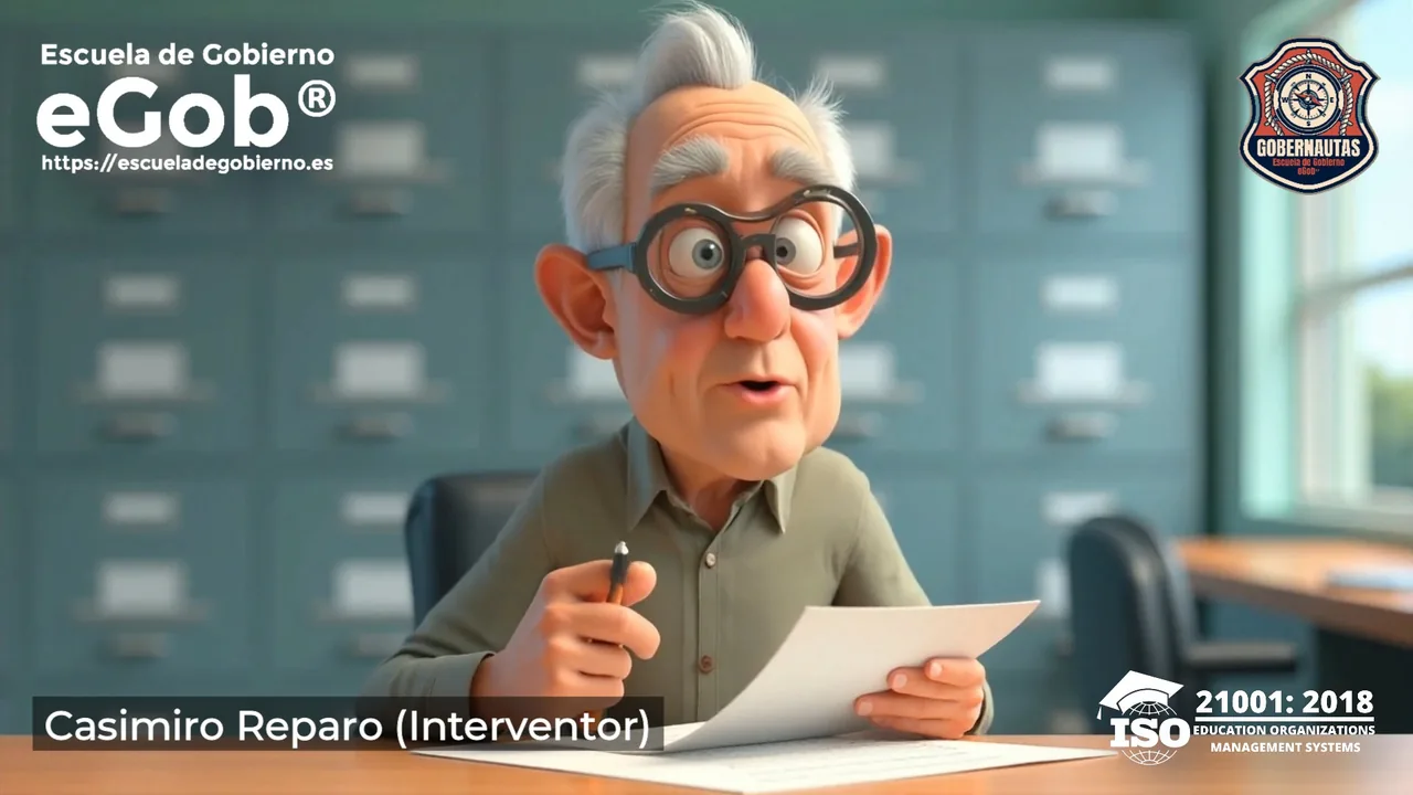 Casimiro Reparo, Interventor, en la aventura de Administración Pública