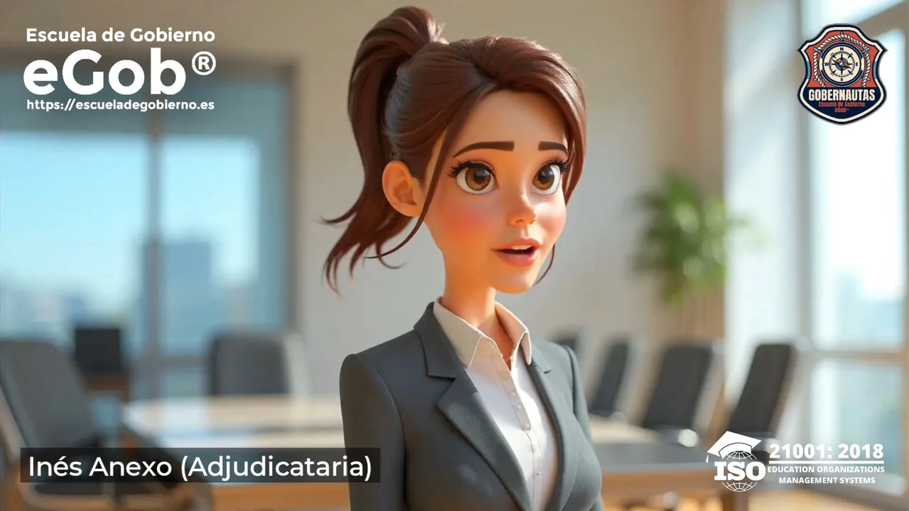 Inés Anexo, Adjudicataria, en la aventura de Administración Pública