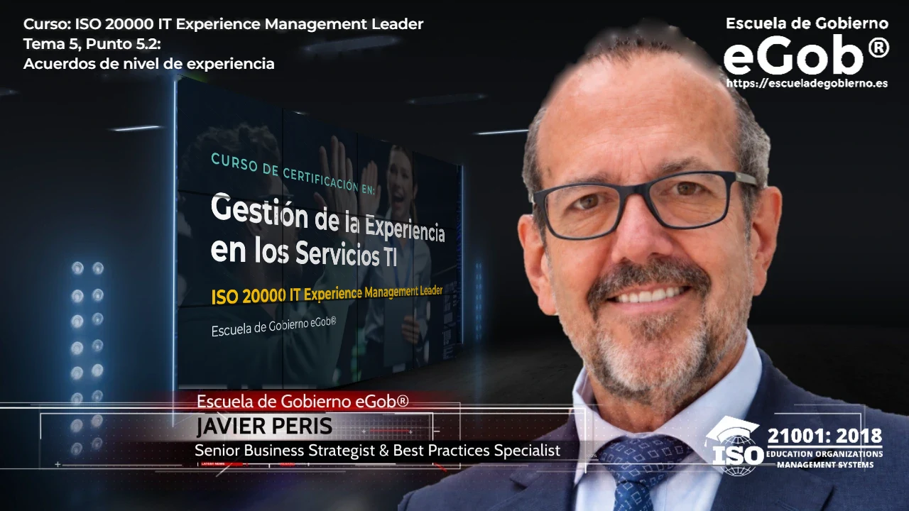Javier Peris, Profesor y Director Académico, en un vídeo del curso