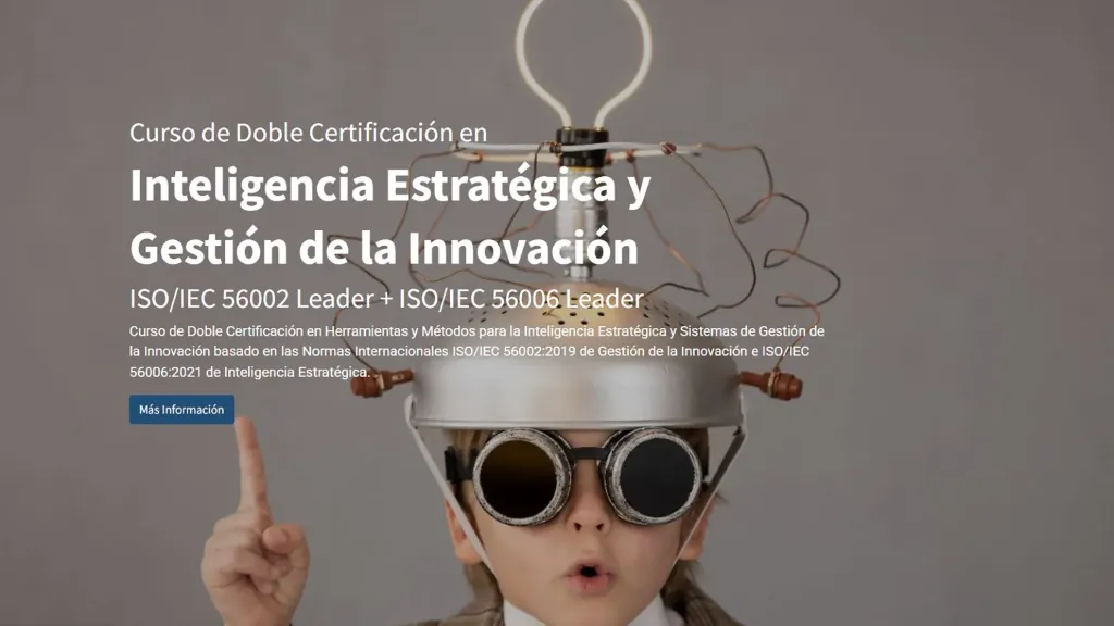 [ISO56002] Curso de Certificación Gestión de la Innovación