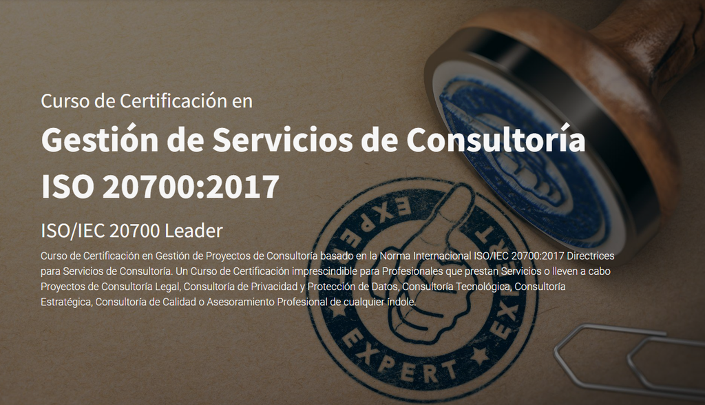 Gestión de Servicios de Consultoría (Directo en Remoto)